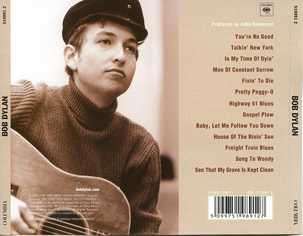Bob Dylan : Bob Dylan (CD, Album, RE, RM)