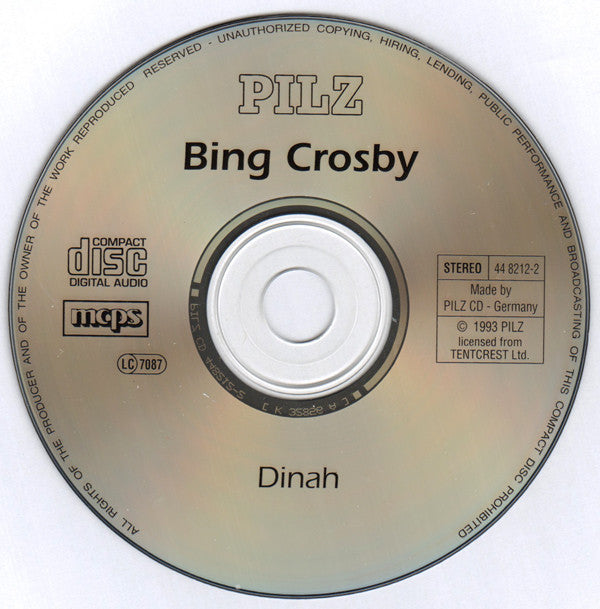 Bing Crosby : Dinah (CD, Comp)