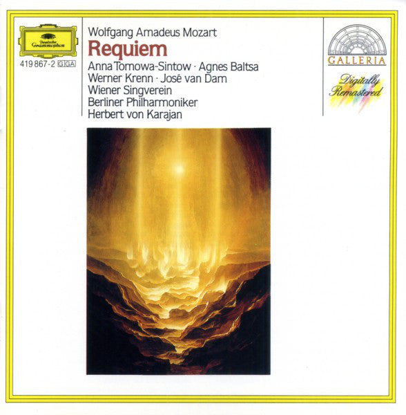 Wolfgang Amadeus Mozart - Anna Tomowa-Sintow, Agnes Baltsa, Werner Krenn, José Van Dam, Wiener Singverein, Berliner Philharmoniker, Herbert von Karajan : Requiem (CD, RE, RM)