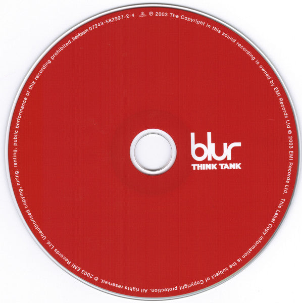 Blur : Think Tank (CD, Album, RP)