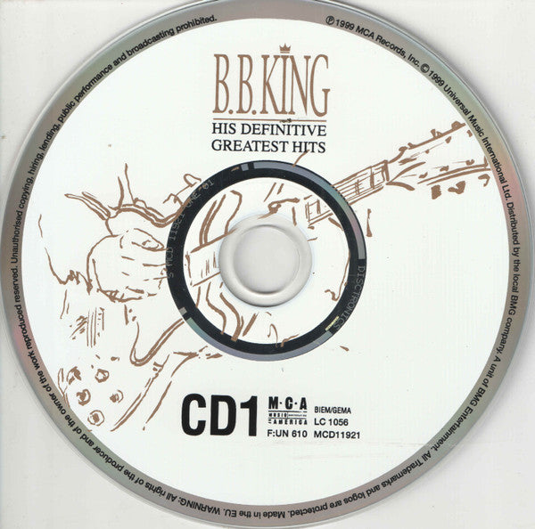 B.B. King : His Definitive Greatest Hits (2xCD, Comp)