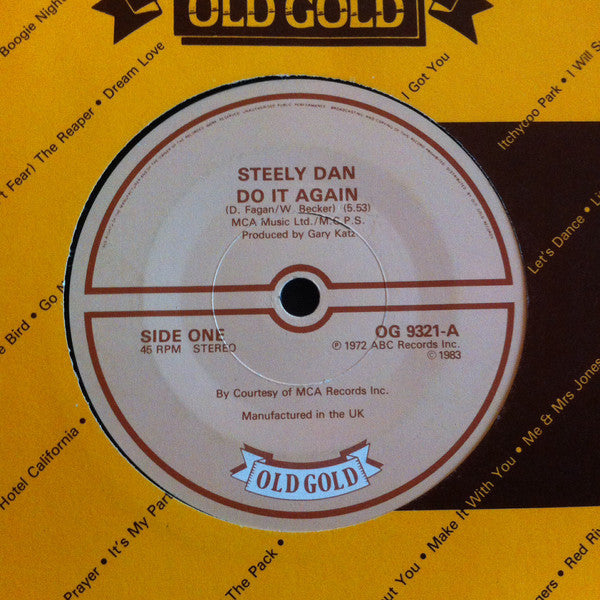 Steely Dan : Do It Again (7", Single)