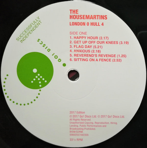 The Housemartins : London 0 Hull 4 (LP, Album, RE, RM, 180)