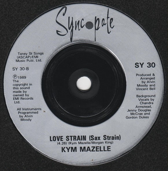 Kym Mazelle : Love Strain (7", Single)