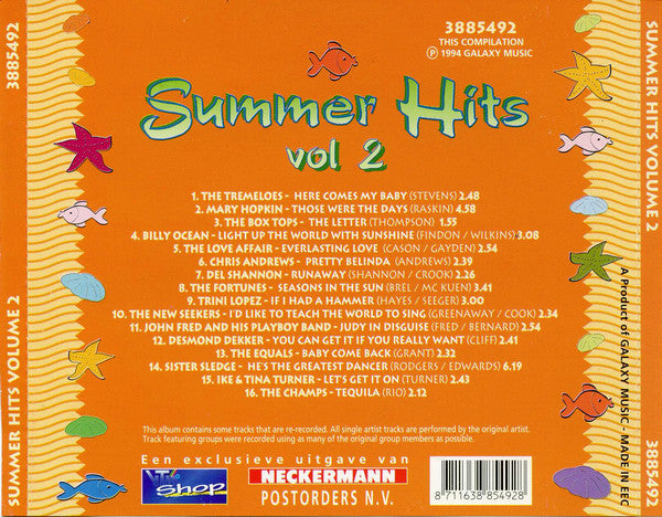 Various : Summer Hits Vol 2 (CD, Comp)