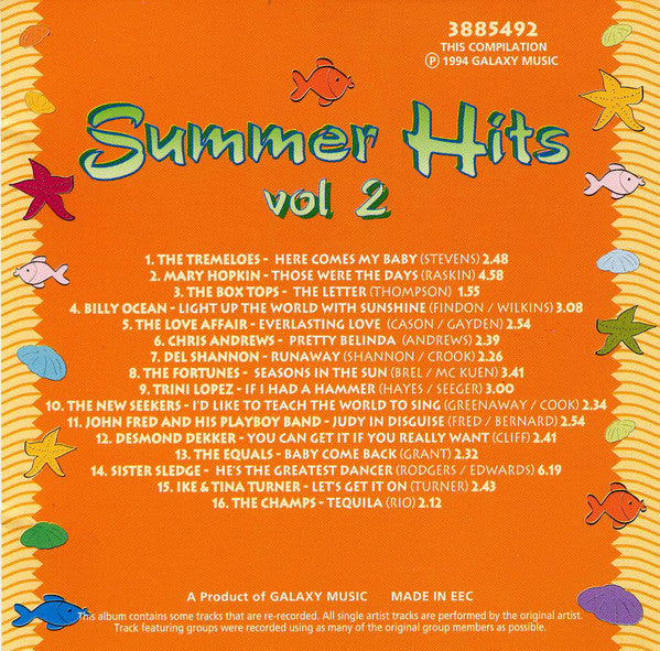 Various : Summer Hits Vol 2 (CD, Comp)