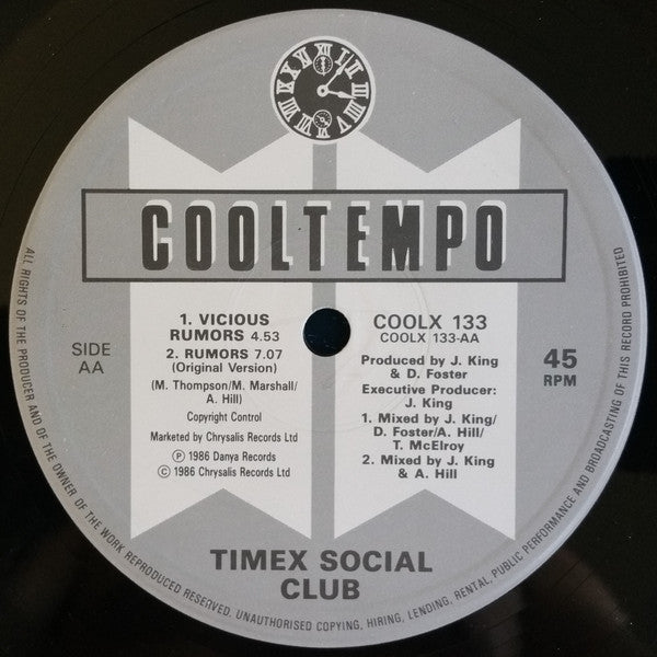Timex Social Club : Rumors (12")