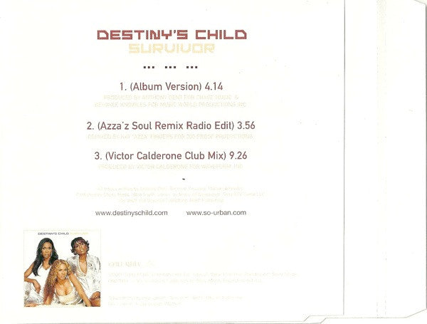 Destiny's Child : Survivor (CD, Single)