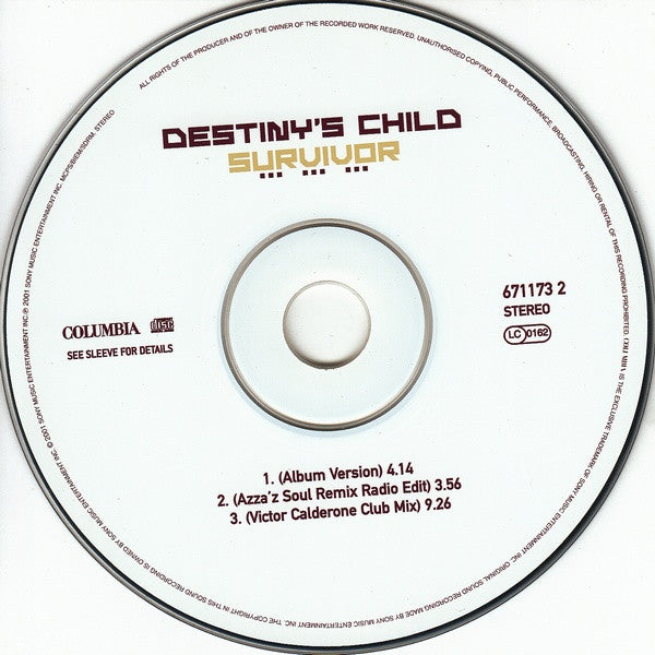 Destiny's Child : Survivor (CD, Single)