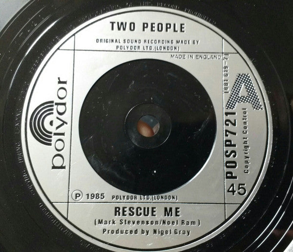 Two People : Rescue Me (7", Single)