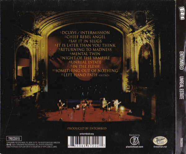 Entombed : Unreal Estate (CD, Album, Dig)