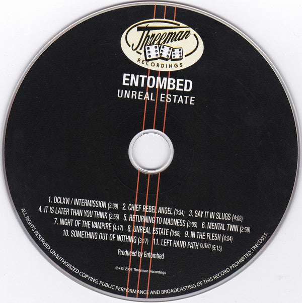 Entombed : Unreal Estate (CD, Album, Dig)