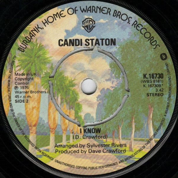 Candi Staton : Young Hearts Run Free (7", Single, Kno)