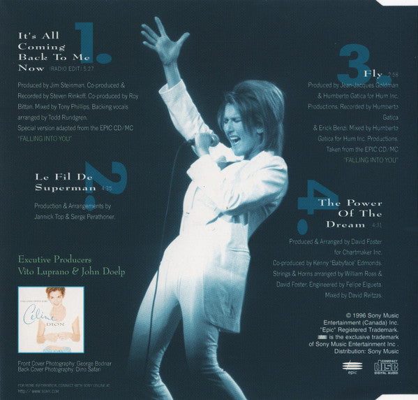 Céline Dion : It's All Coming Back To Me Now (CD, Single)