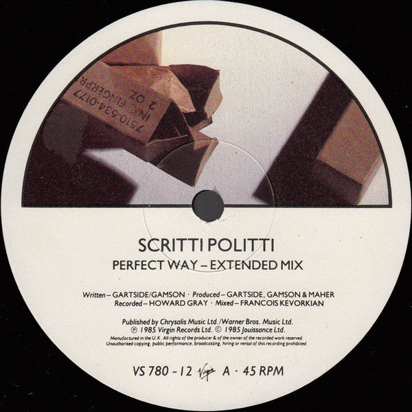 Scritti Politti : Perfect Way (12", Single)