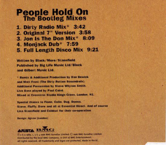 Lisa Stansfield Vs Dirty Rotten Scoundrels : People Hold On (The Bootleg Mixes) (CD, Single)