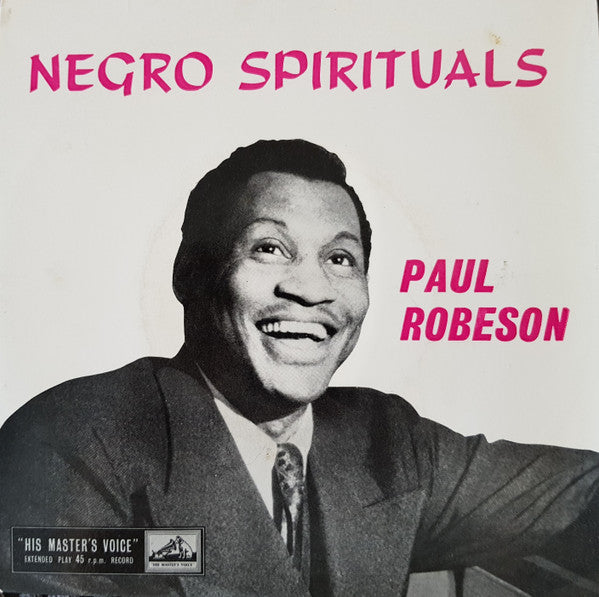 Paul Robeson : Negro Spirituals (7", EP, RP, Gre)