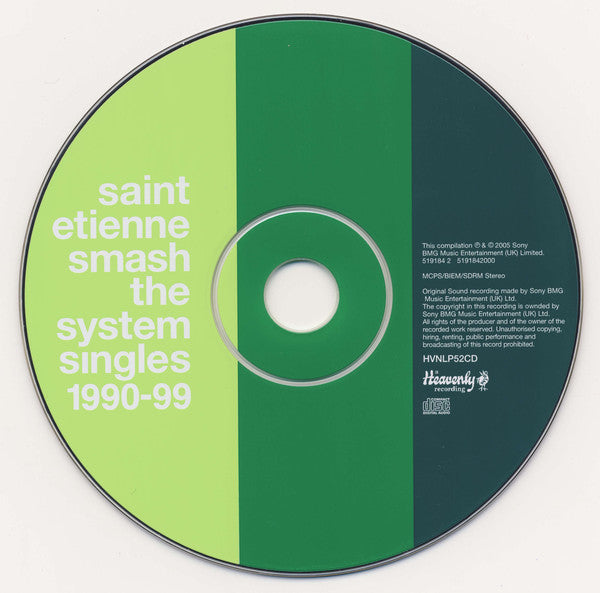 Saint Etienne : Smash The System (Singles 1990-99) (CD, Comp, RM)