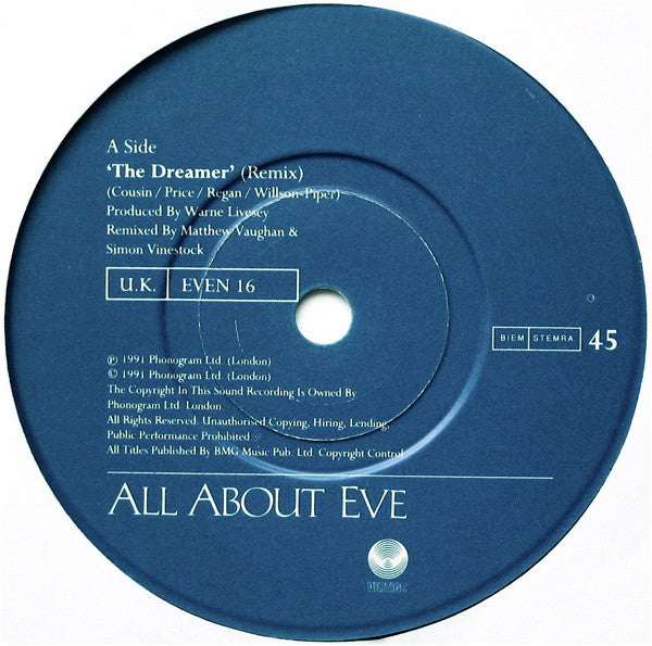 All About Eve : The Dreamer (7", Single)