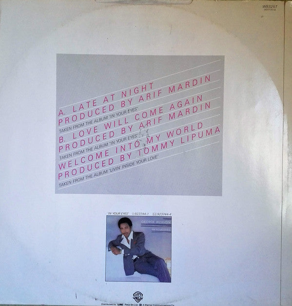 George Benson : Late At Night (12", Maxi, Ltd, wit)