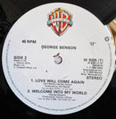 George Benson : Late At Night (12", Maxi, Ltd, wit)