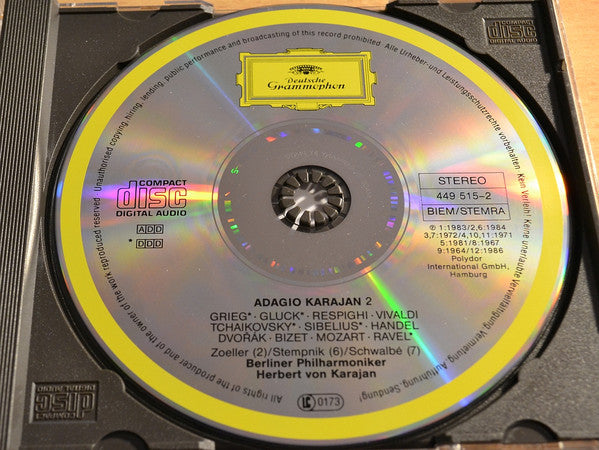 Berliner Philharmoniker • Herbert von Karajan : Adagio - Karajan 2 (CD, Comp, RE, TV )