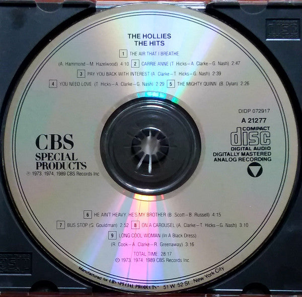 The Hollies : The Hits (CD, Comp)
