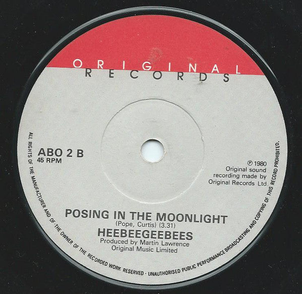 HeeBeeGeeBees* : Meaningless Songs / Posing In The Moonlight (7", Single)