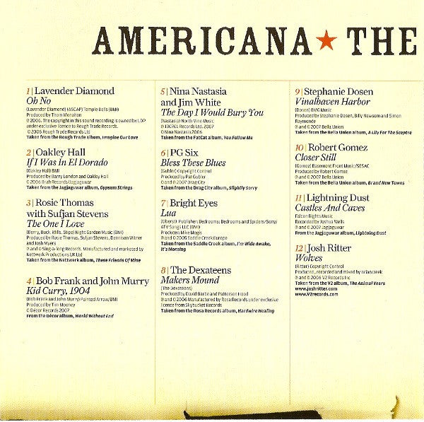 Various : The New Frontier (Americana The Next Generation) (CD, Comp, Jew)