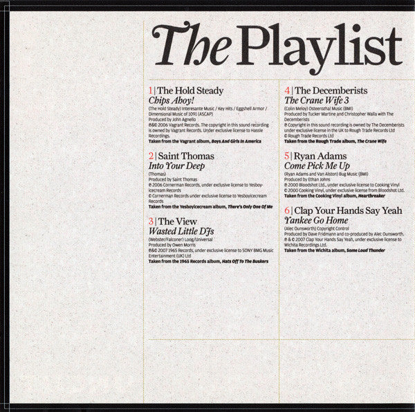 Various : The Playlist February 2007 (CD, Comp, Jew)