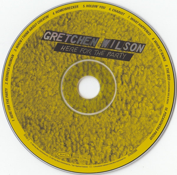 Gretchen Wilson : Here For The Party (CD, Album)