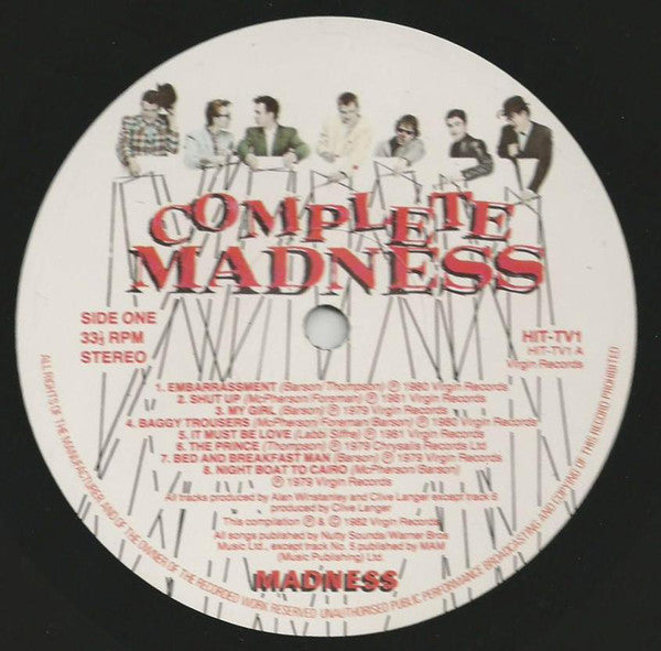 Madness : Complete Madness (LP, Comp, RE, Gat)