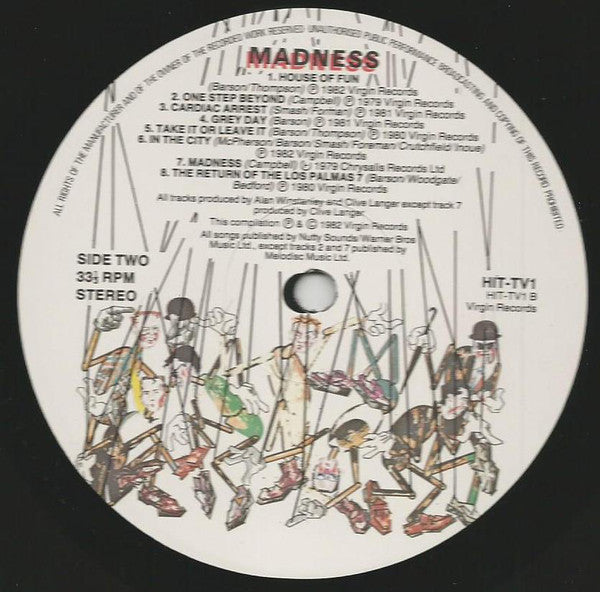 Madness : Complete Madness (LP, Comp, RE, Gat)