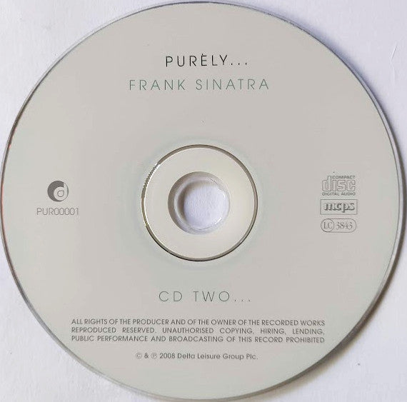 Frank Sinatra : Purely... Frank Sinatra (2xCD, Comp, RM)