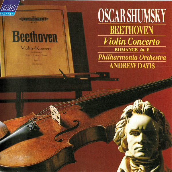 Ludwig van Beethoven, Philharmonia Orchestra, Andrew Davis, Oscar Shumsky : Violin Concerto In D Major, Op. 61 / Romance In F Major, Op. 50 (CD, Album)