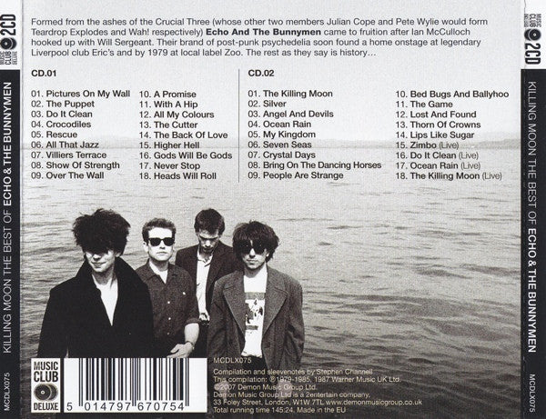 Echo & The Bunnymen : Killing Moon (The Best Of Echo & The Bunnymen) (2xCD, Comp)