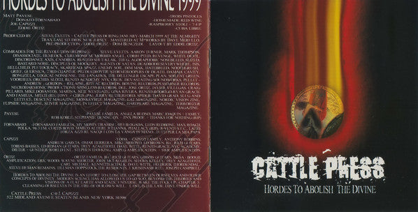 Cattle Press : Hordes To Abolish The Divine (CD, Album)