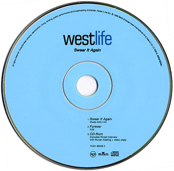 Westlife : Swear It Again (CD, Single, Enh, CD1)