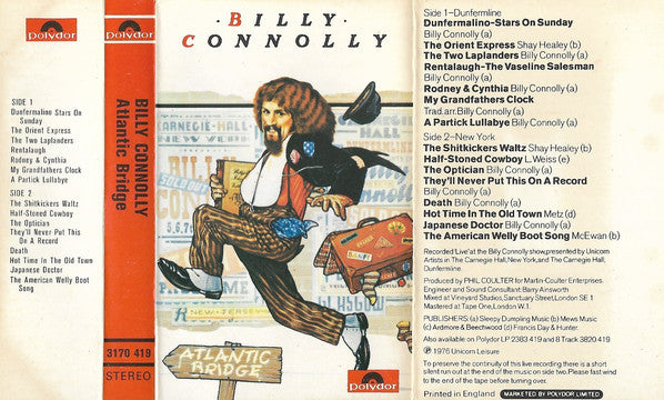 Billy Connolly : Atlantic Bridge (Cass, Album)