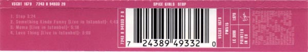 Spice Girls : Stop (CD, Single, CD1)