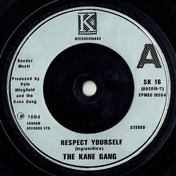 The Kane Gang : Respect Yourself (7", Single, Sil)