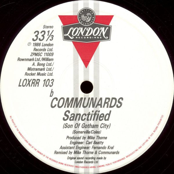 Communards* With Sarah Jane Morris : Don't Leave Me This Way (Son Of Gotham City Mix) (12", Single)