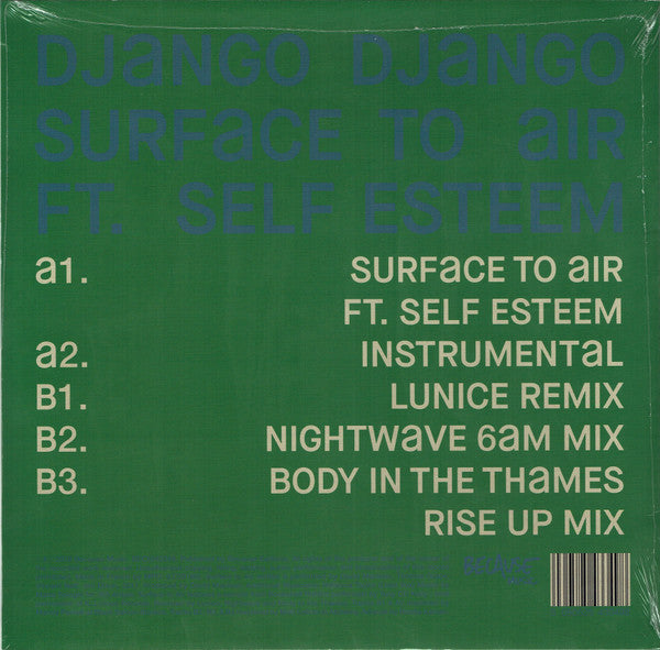 Django Django Ft. Self Esteem (3) : Surface To Air (12", Ltd)