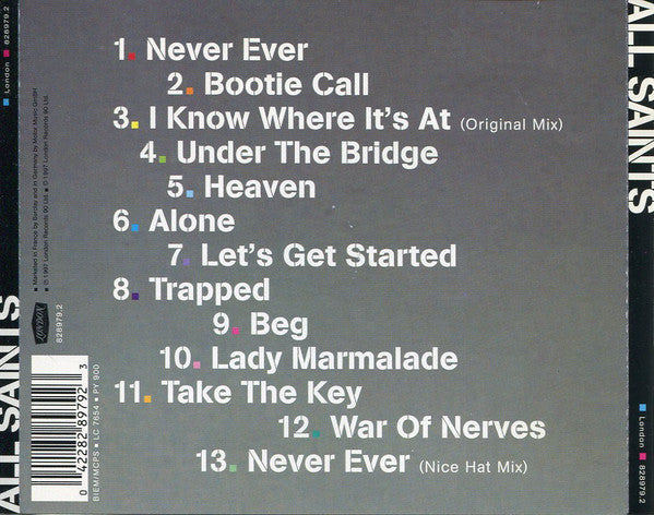 All Saints : All Saints (CD, Album)