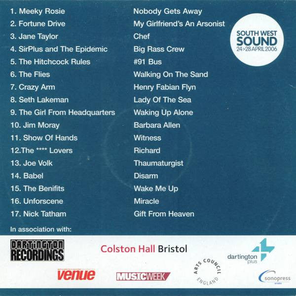 Various : South West Sound 24>28 April 2006 (CD, Comp, Promo)