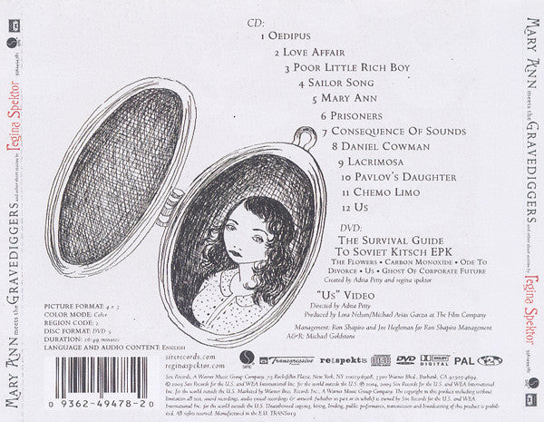 Regina Spektor : Mary Ann Meets The Gravediggers And Other Short Stories (CD, Comp + DVD-V, PAL)