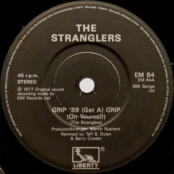 The Stranglers : Grip '89 (Get A) Grip (On Yourself) (7", Single)