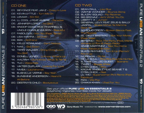 Various : Pure Urban Essentials 2 (2xCD, Comp)