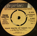 Frank Sinatra : Hit Parade Vol.1 (7", EP, Mono, Pus)