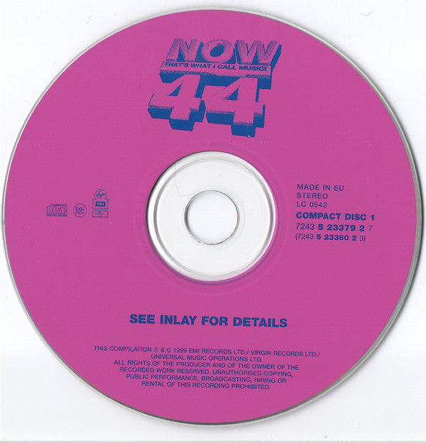 Various : Now That's What I Call Music! 44 (2xCD, Comp)